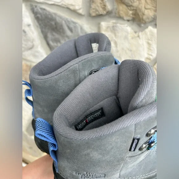 The North Face Chilkat Boots Kids Sz 7 Lace Up Waterproof Hiking Outdoor Winter - Picture 4 of 7